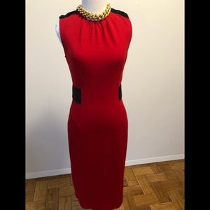 Diane von furstenberg red dress size 0!